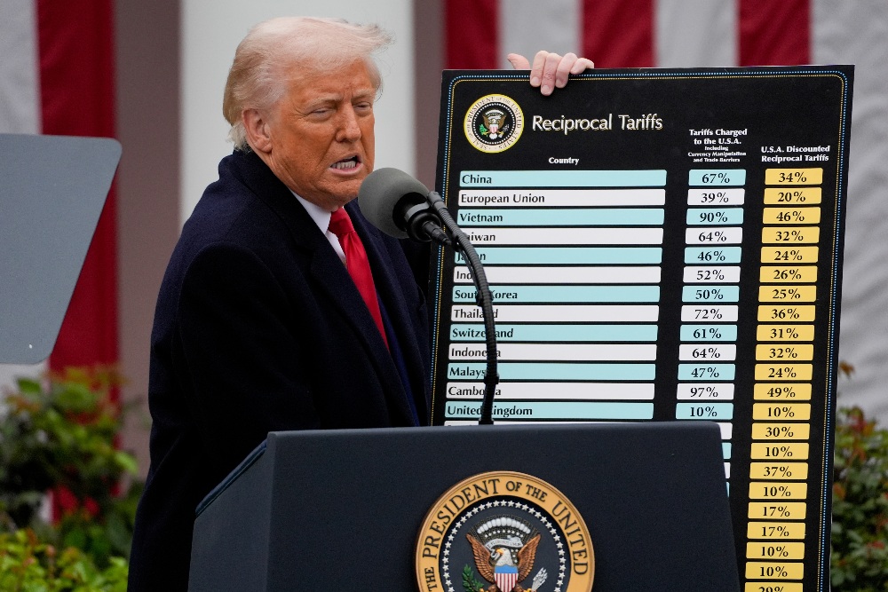  Inflasi AS Diprediksi Naik gegara Tarif Trump Tambah Beban Konsumen