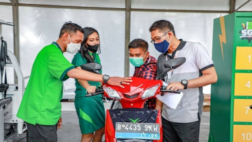Anak Usaha NFC Indonesia (NFCX) Pamer Motor Listrik di IEMS 2021