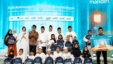 Bank Mandiri Santuni 57.600 Anak Yatim dan Lansia serta 668 Yayasan